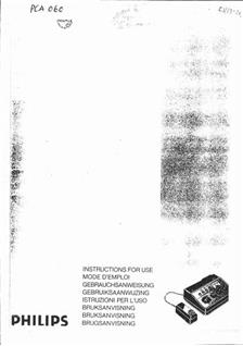 Philips PCA 060 manual. Camera Instructions.